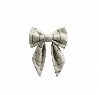 Checked Decorative Bow