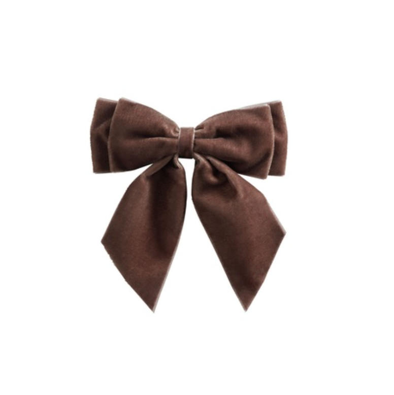 Wine Velvet Bow