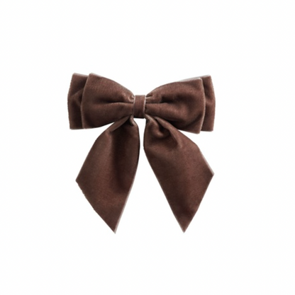 Wine Velvet Bow