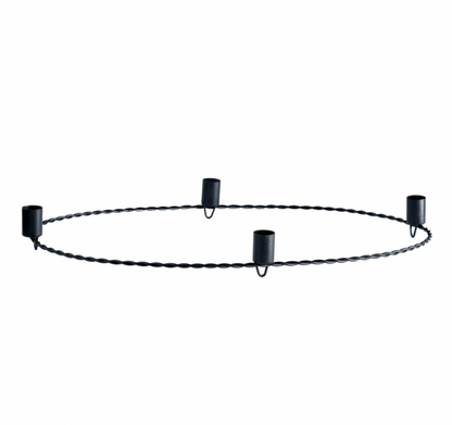 Oxidised Brass Candle Ring