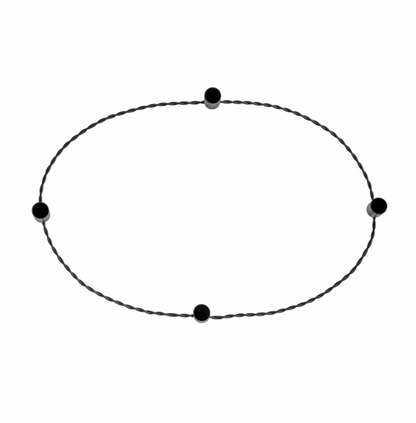 Oxidised Brass Candle Ring