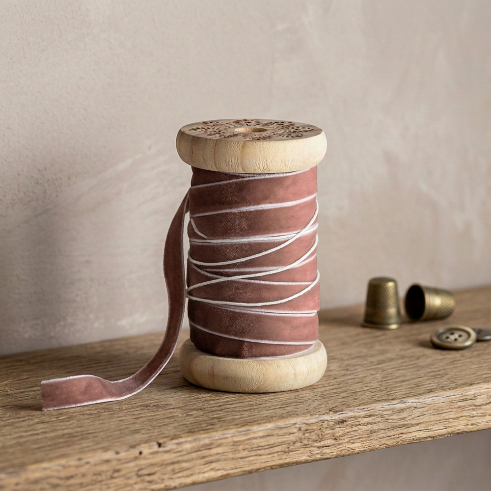 Wine Velvet Ribbon