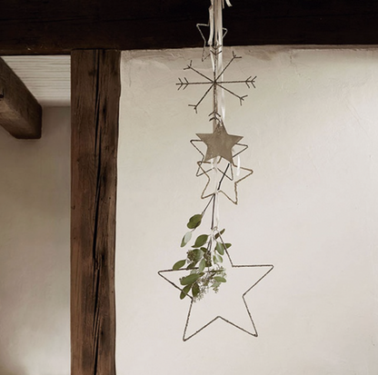 Set of 5 Glitter Stars
