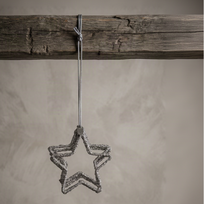 Set of 5 Glitter Stars