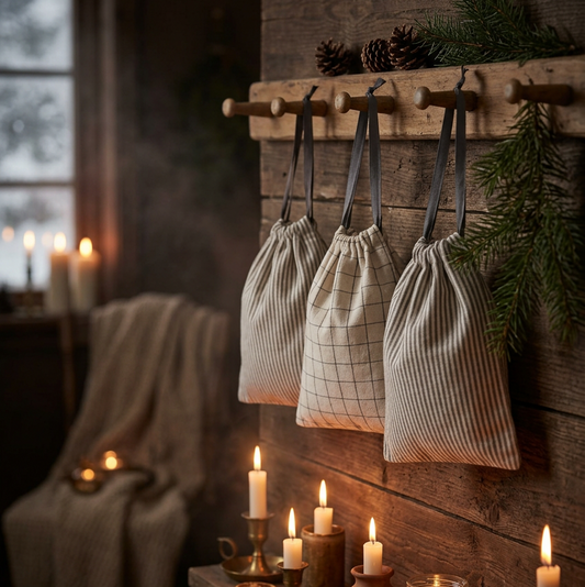 Set of 4 Cotton Bags
