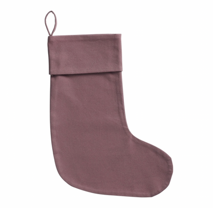 Dusty Pink Christmas Stocking