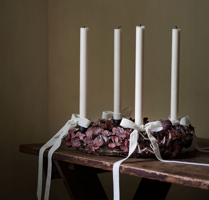 Set of 4 Iron Spike Candle Holders