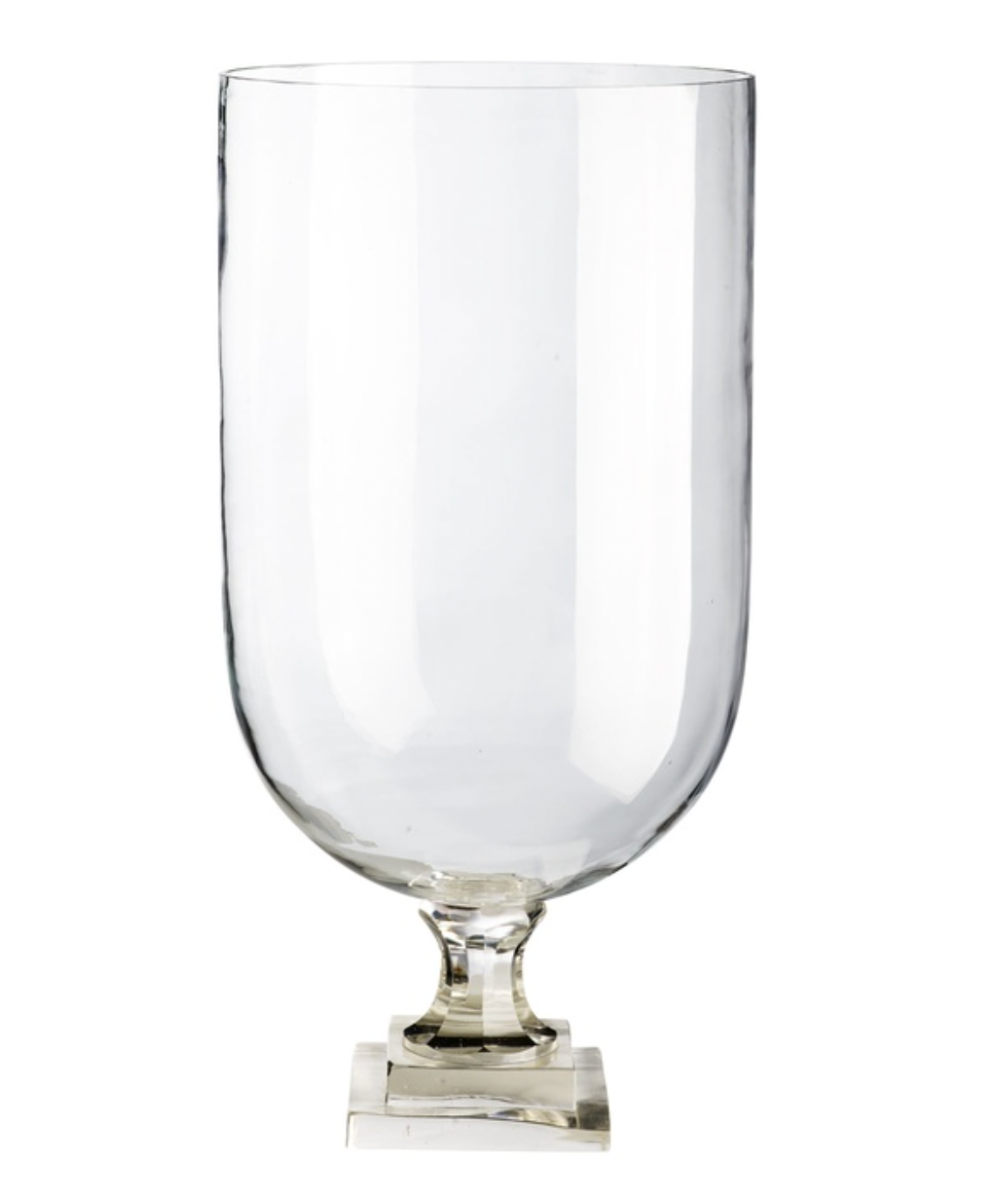 Elegant Glass Hurricane Vase