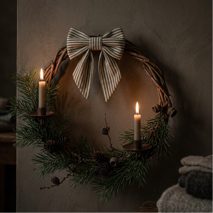 Striped Decorative Bow