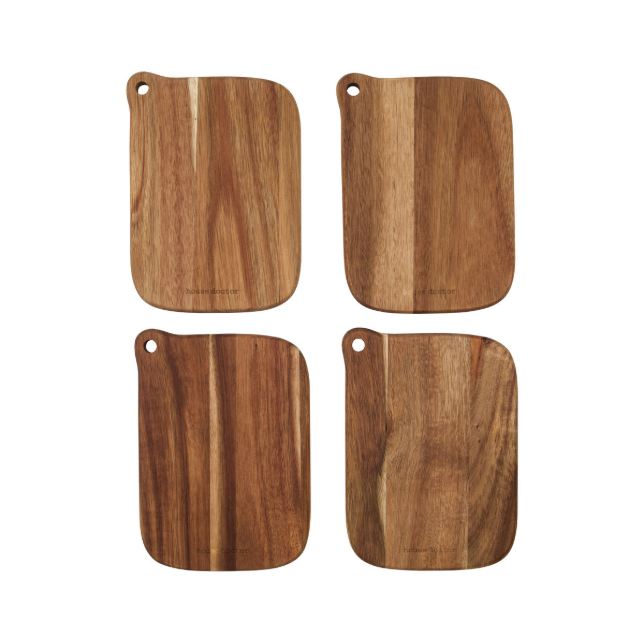 Set of Mini Acacia Boards - Design Vintage