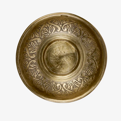 Embossed Aluminium Brass Bowl