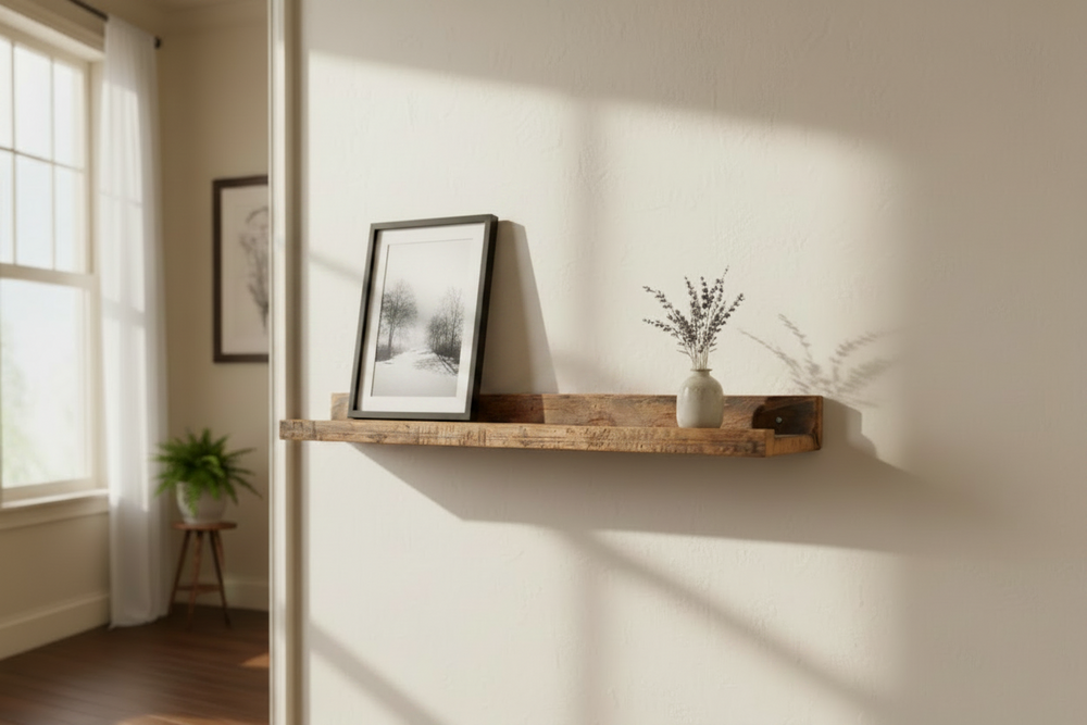 Reclaimed Picture Shelf
