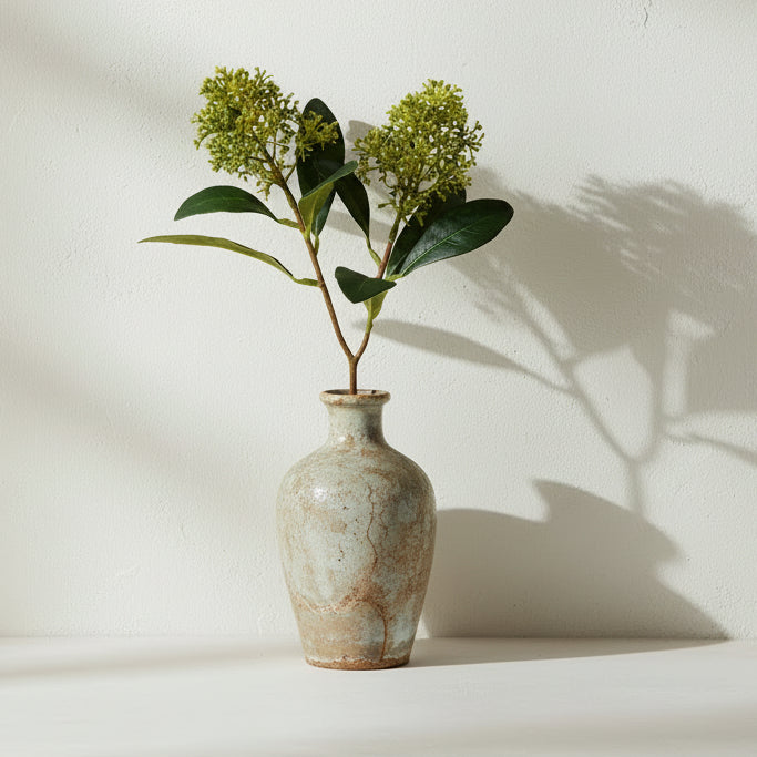 Green Skimmia Spray