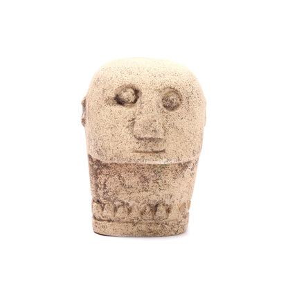 Small Sumba Stone Head - Design Vintage