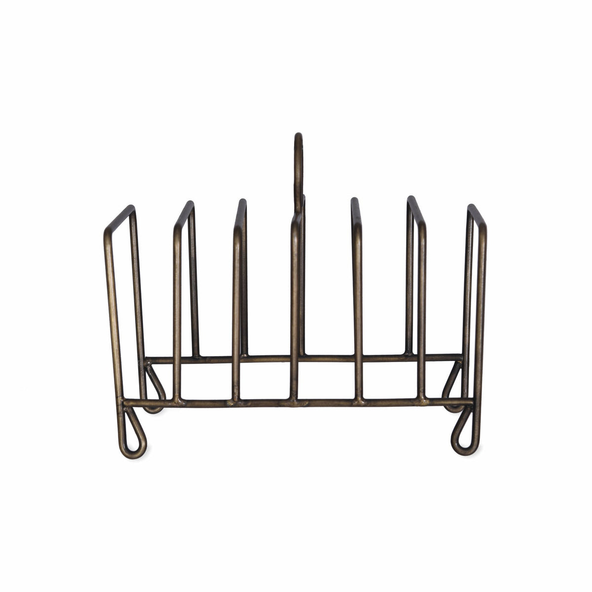 Antique Brass Toast Rack