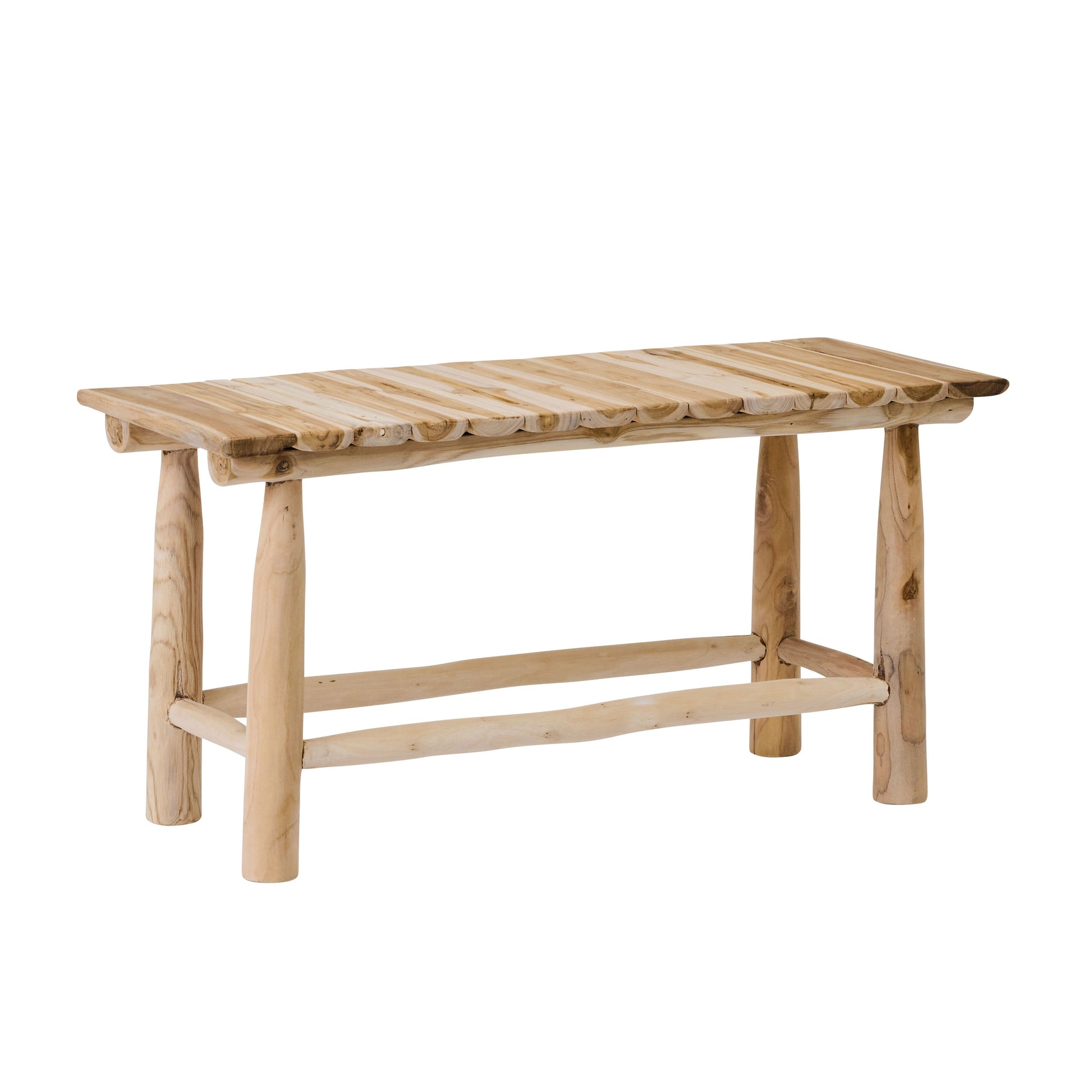 Teak Wood Bench - Design Vintage
