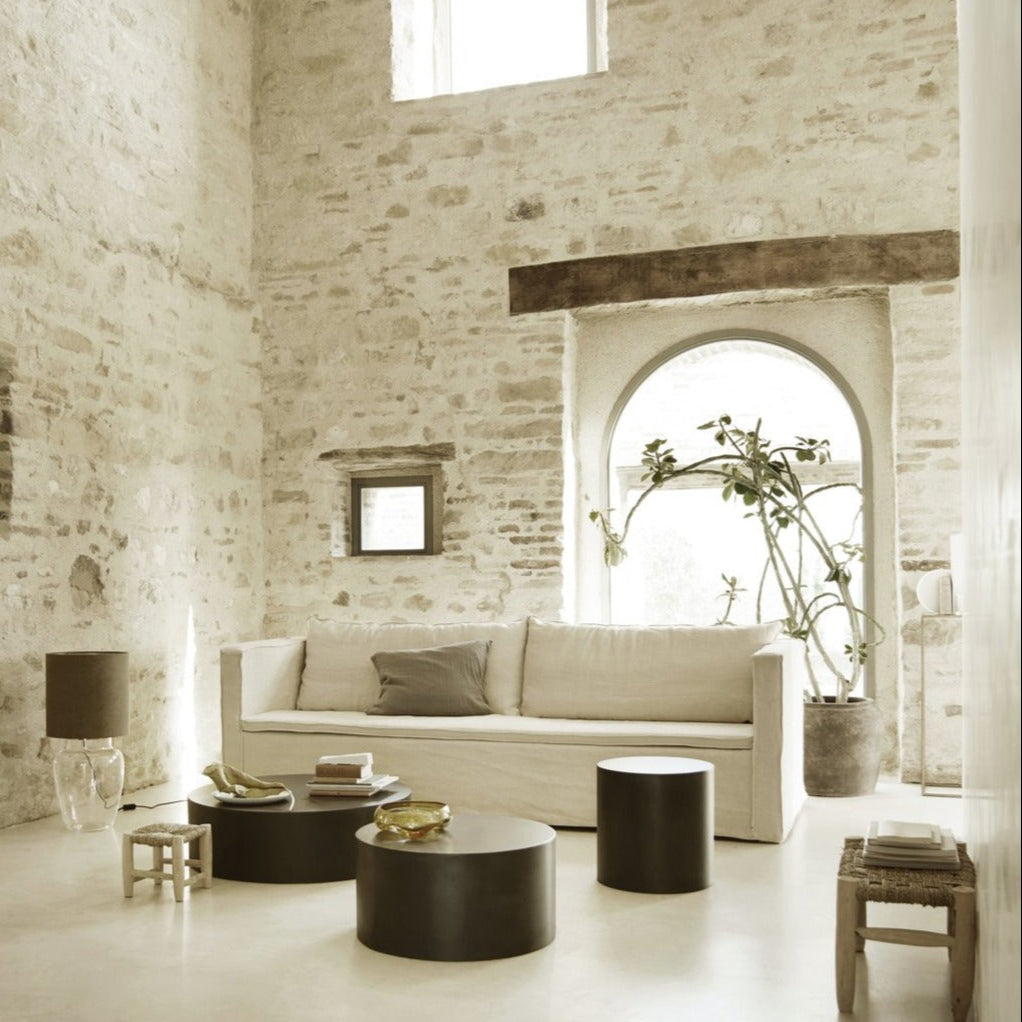 Phantom Metal Drum Table - Design Vintage