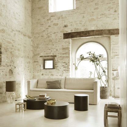 Phantom Metal Drum Table - Design Vintage