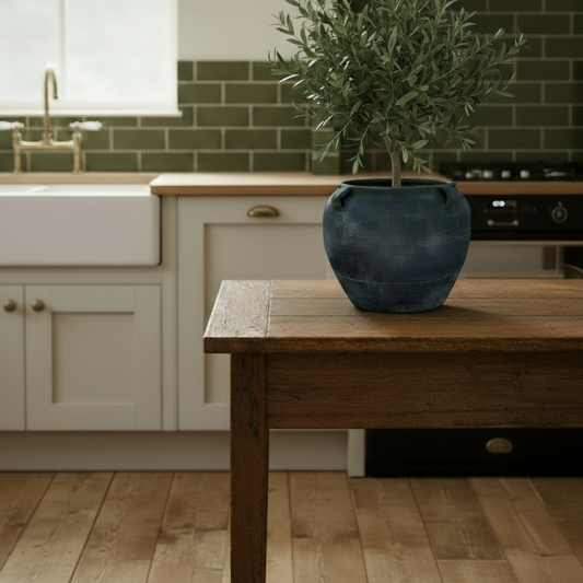 Vintage Dark Lug Pots - Design Vintage