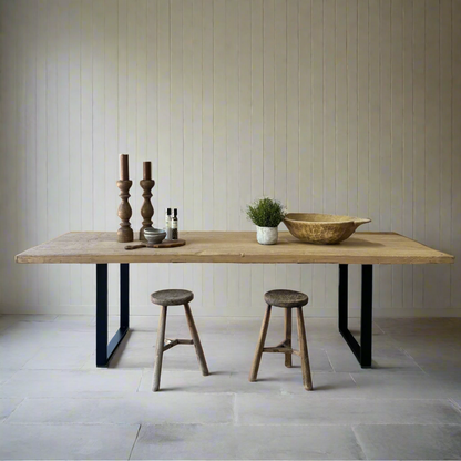 Vintage Elm Dining Table