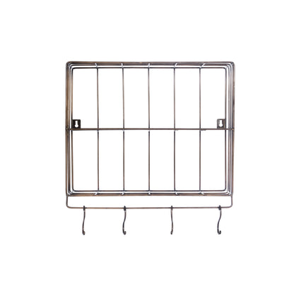 Antique Brass Wall Rack - Design Vintage