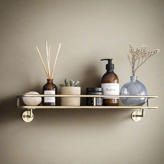 Antique Brass Shelf