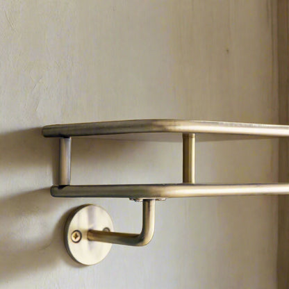 Antique Brass Shelf