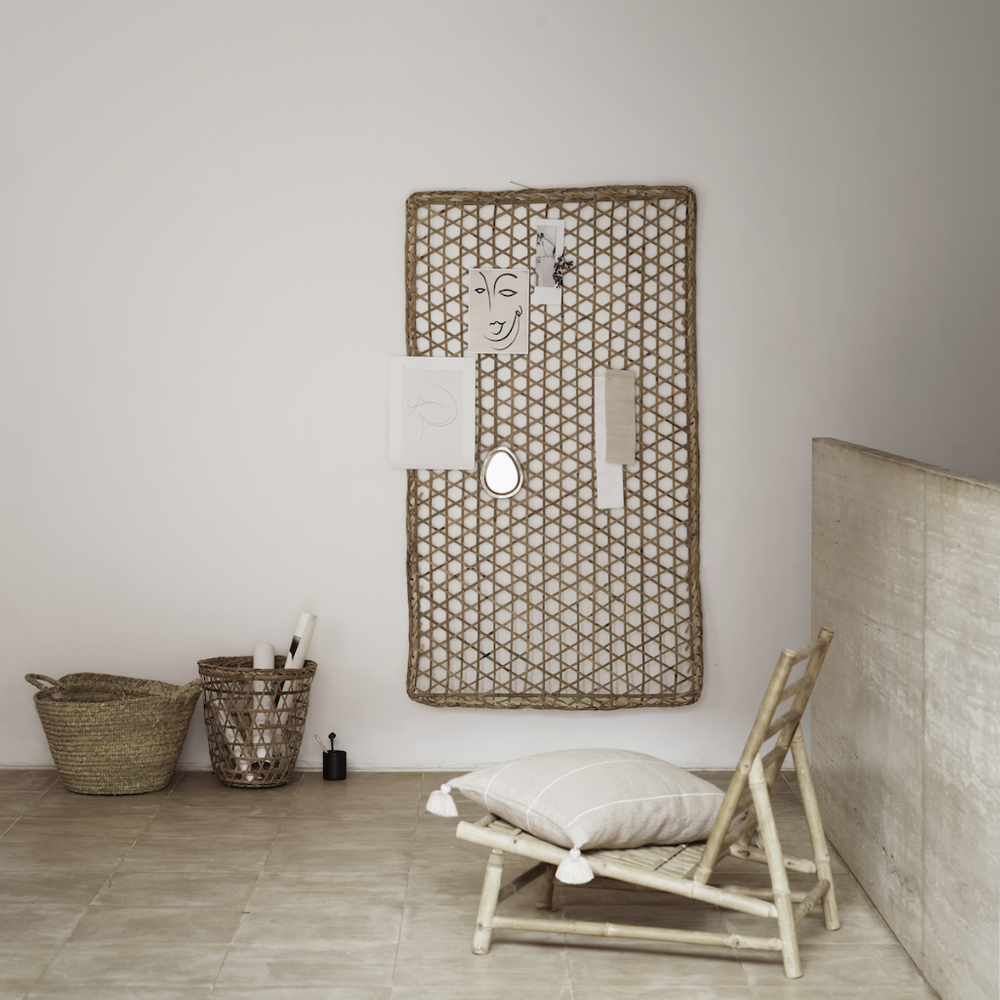 Woven Bamboo Wall Decoration
