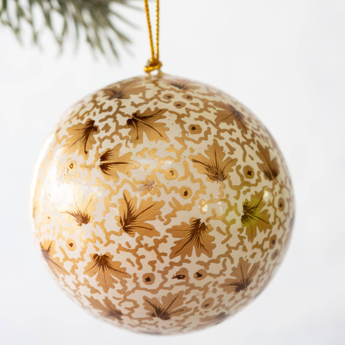 Gold Leaf Bauble