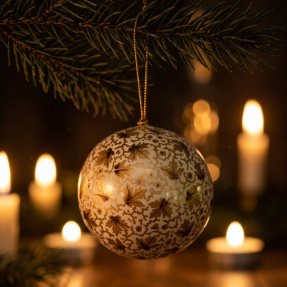 Gold Leaf Bauble