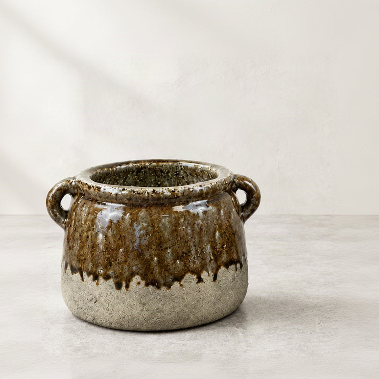 Dipped Stoneware Pot