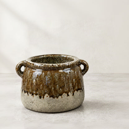 Dipped Stoneware Pot