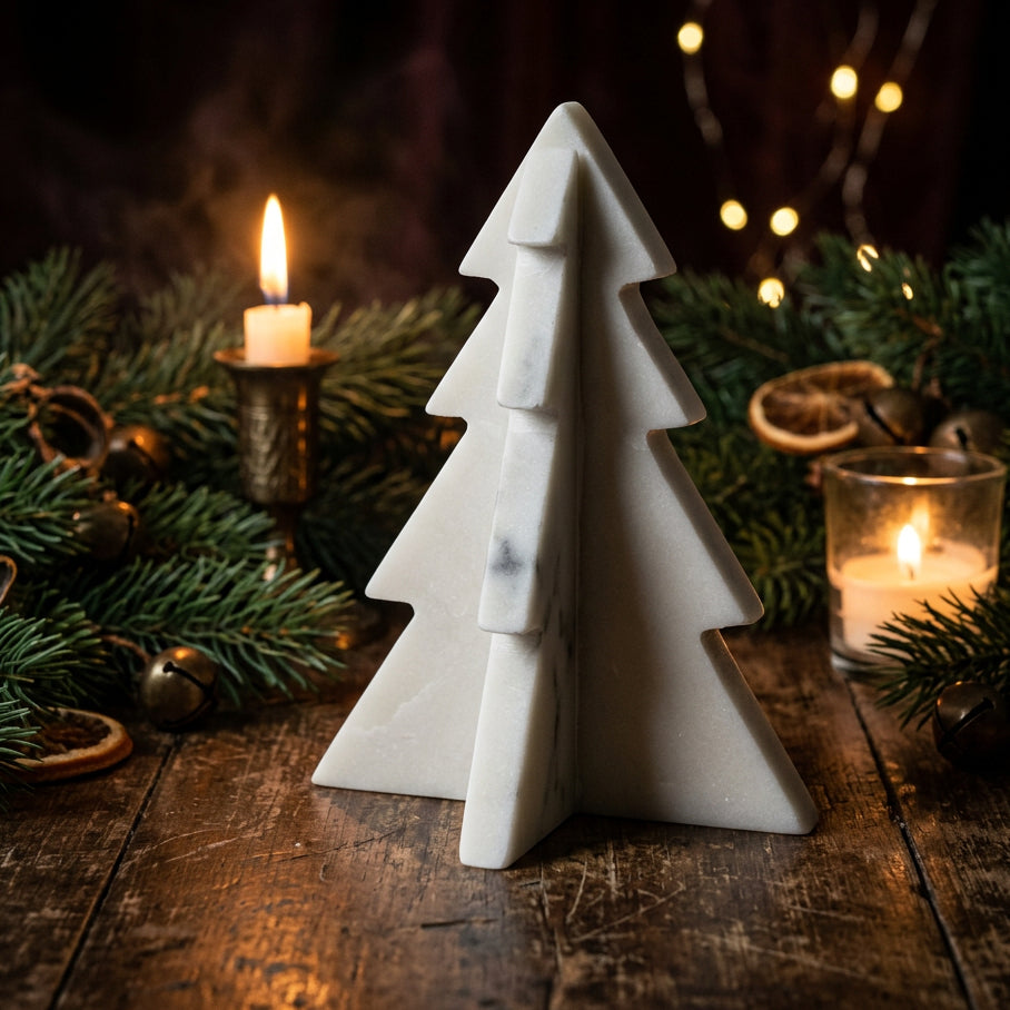 White Marble Christmas Tree