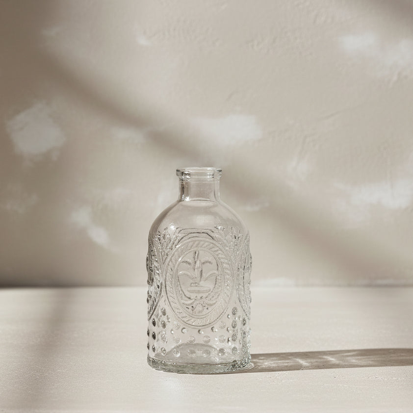 Fleur De Lis Bottle Vase