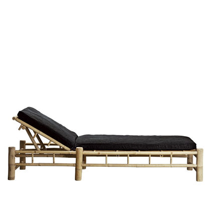 Bamboo Sunbed With Cushion - Design Vintage