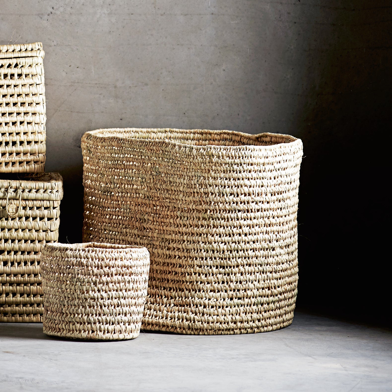 Large Moroccan Basket - Design Vintage
