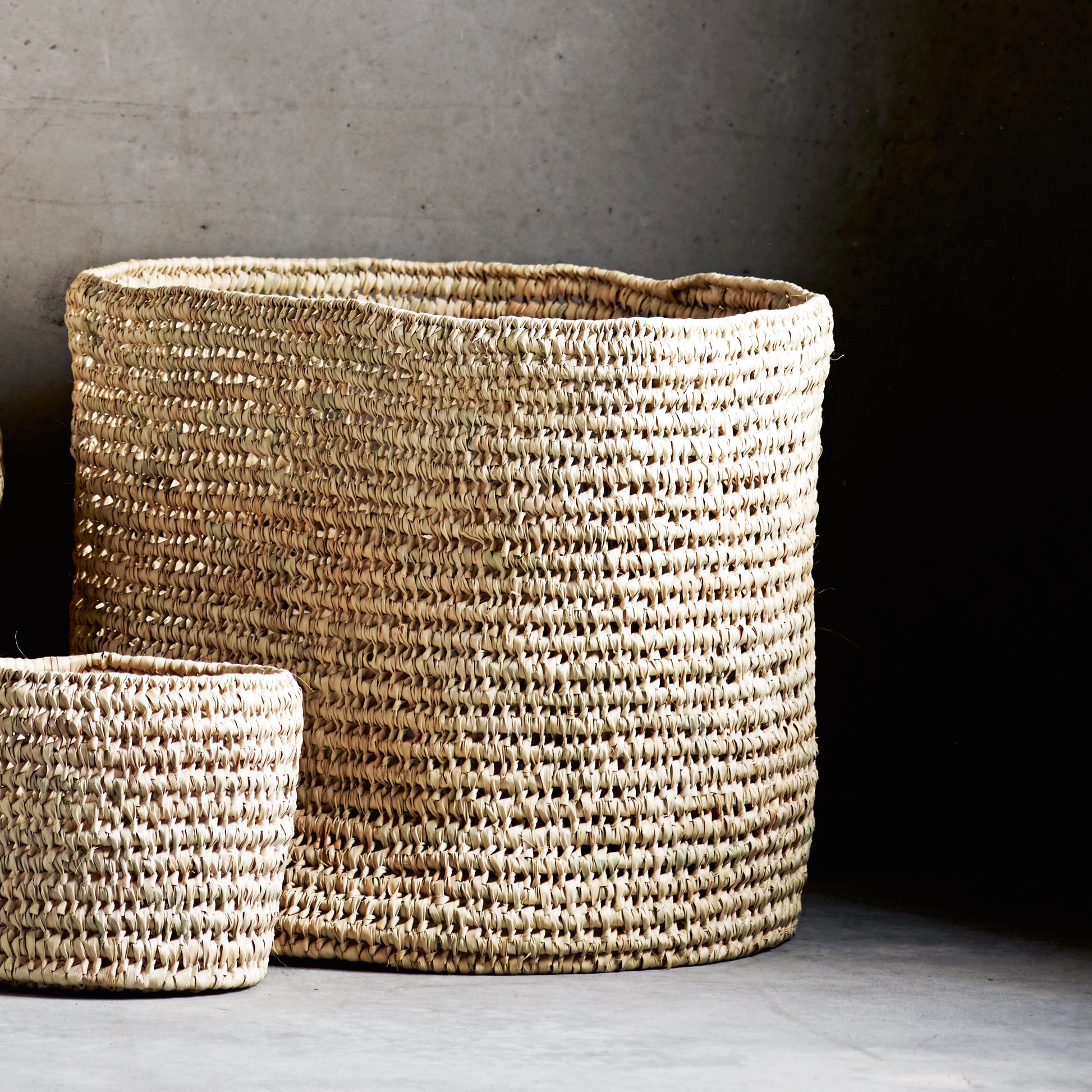 Large Moroccan Basket - Design Vintage