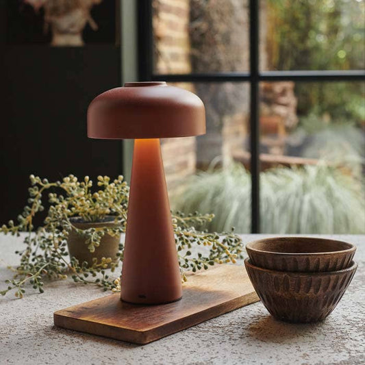 Terracotta Rechargeable Table Lamp - Design Vintage