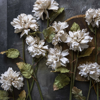 ARTIFICIAL DAHLIA, EVENING DEW - Design Vintage