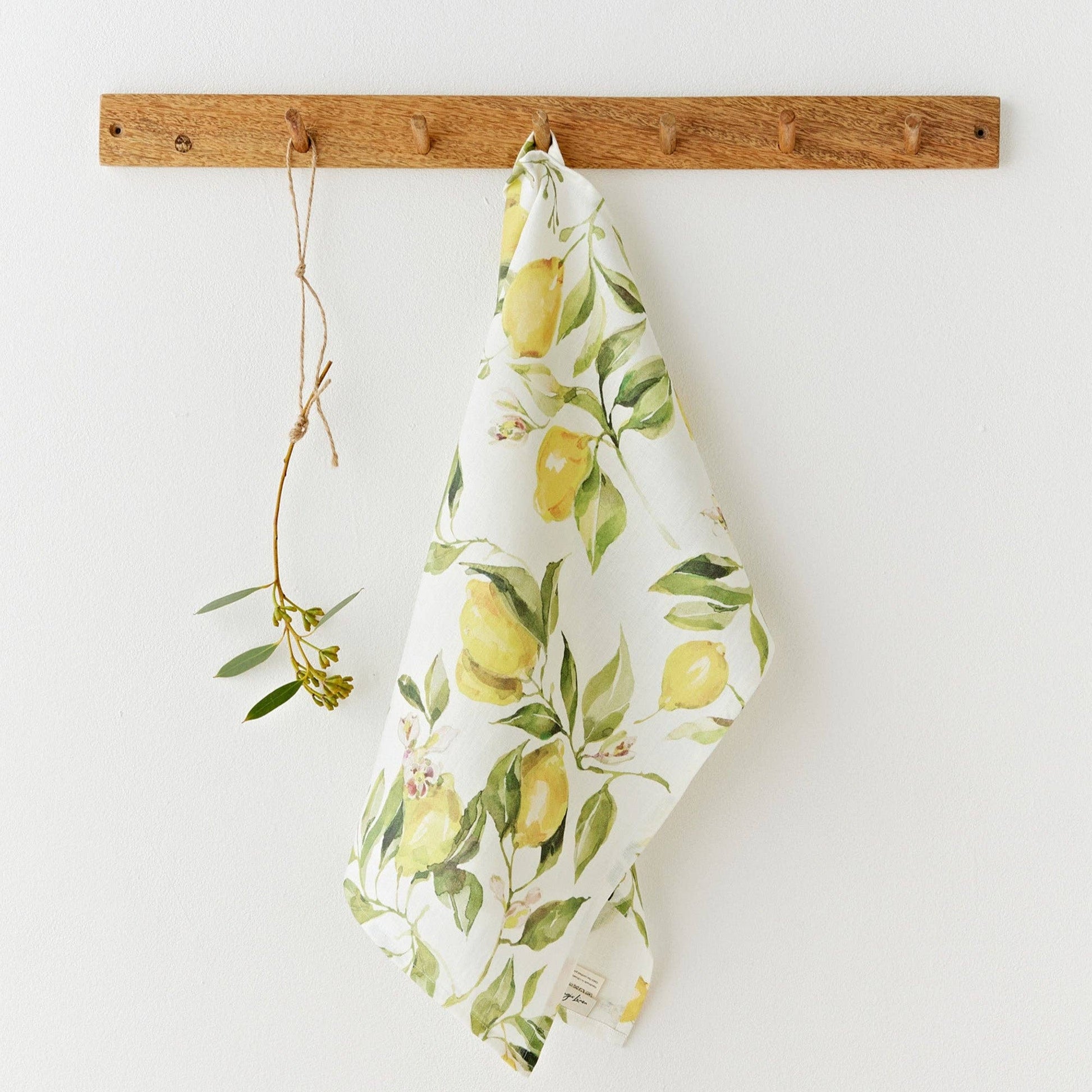 Citrus Linen Tea Towel - Design Vintage