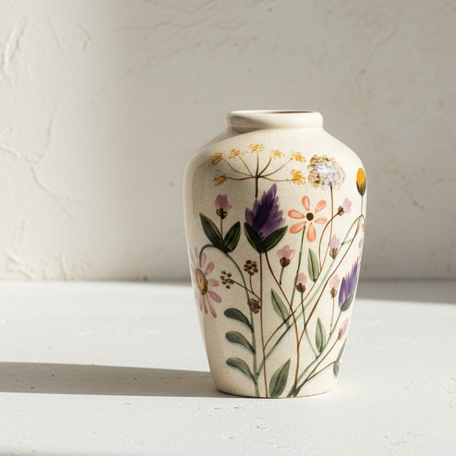 Wild Flower Vase, 25cm - Design Vintage