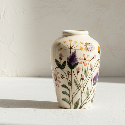 Wild Flower Vase, 25cm - Design Vintage
