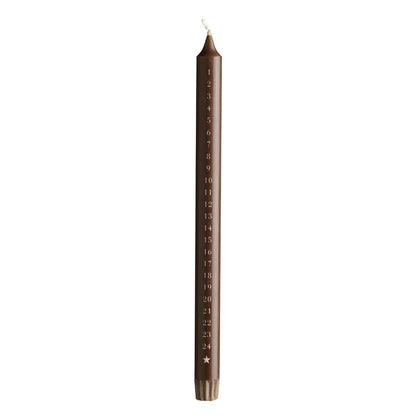Mocha Advent Candle