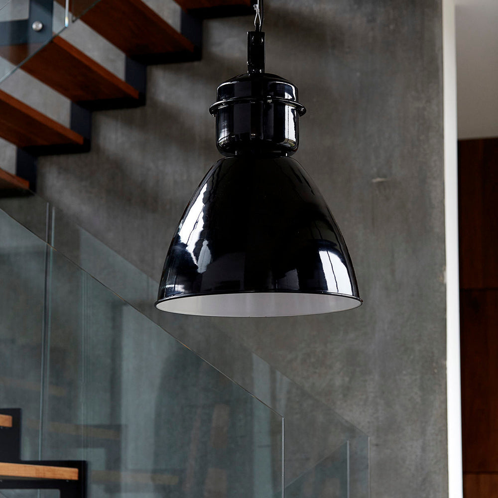 Black Industrial Pendant