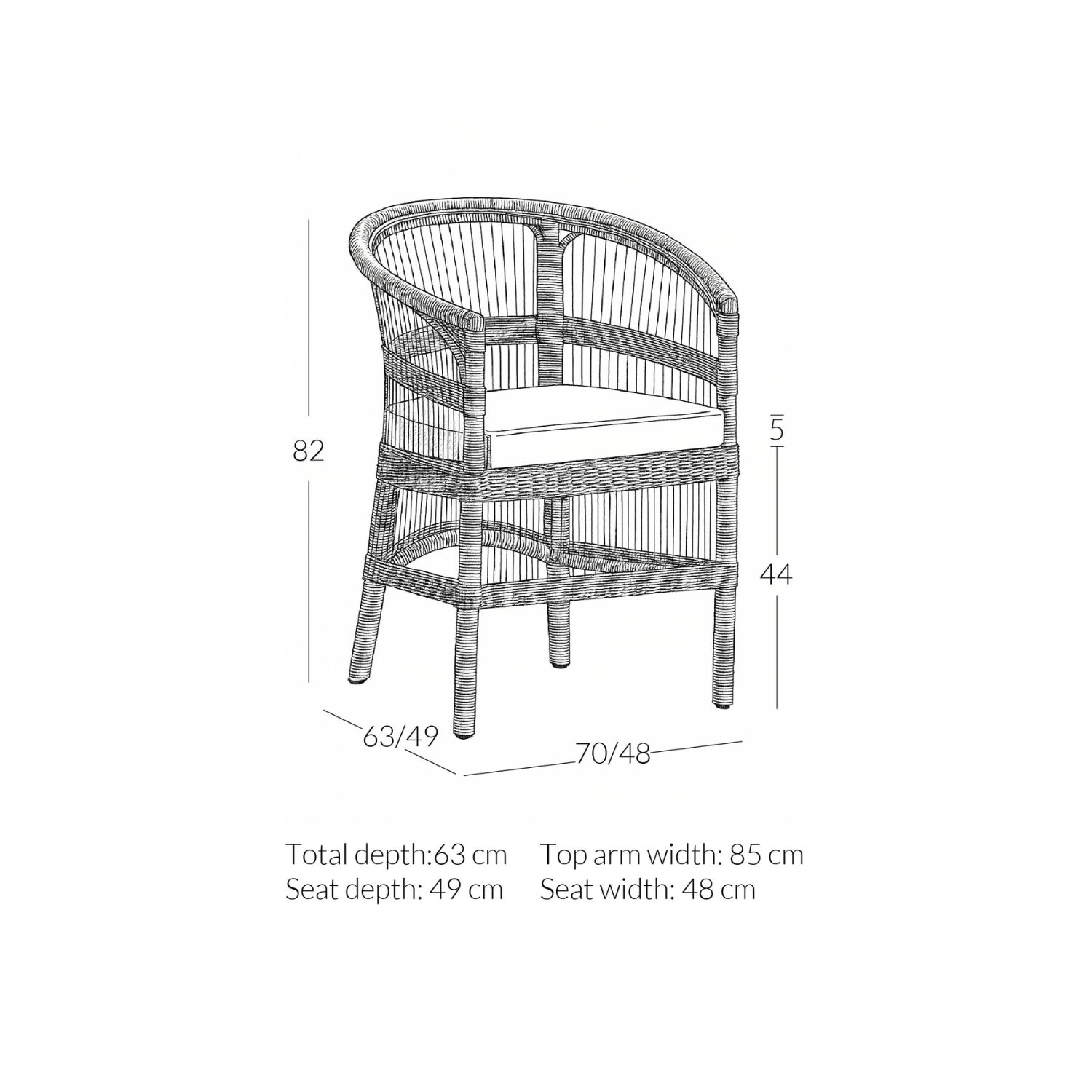 Como Outdoor Rattan Collection - Design Vintage