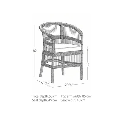 Como Outdoor Rattan Collection - Design Vintage