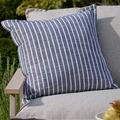 Fine Stripe Outdoor Cushion - Design Vintage