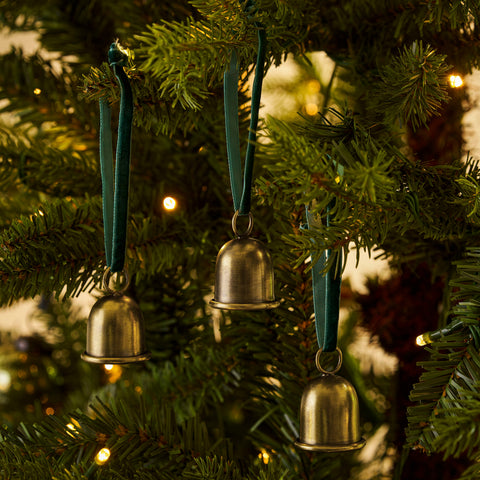 Set of Brass Christmas Bells
