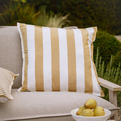 Cotton Stripe Outdoor Cushion - Design Vintage