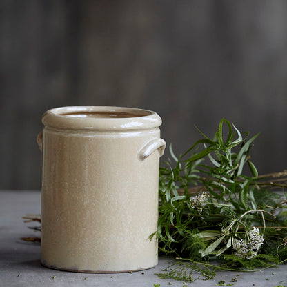 Small Pottery Flowerpot - Design Vintage